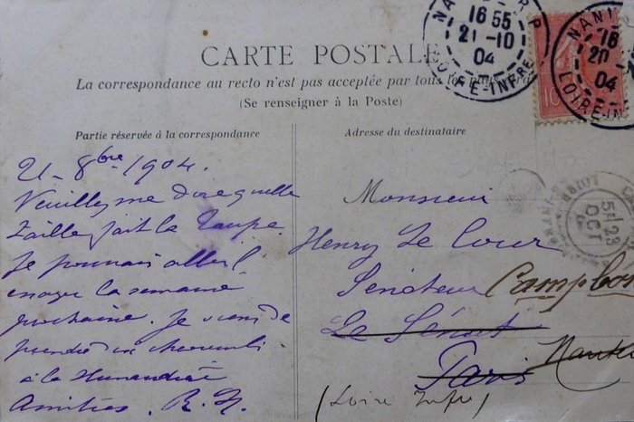 Correspondance de Rogatien Levésque - Don de M. J. Fournier
